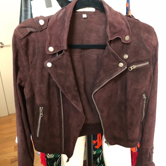 waxed suede jacket